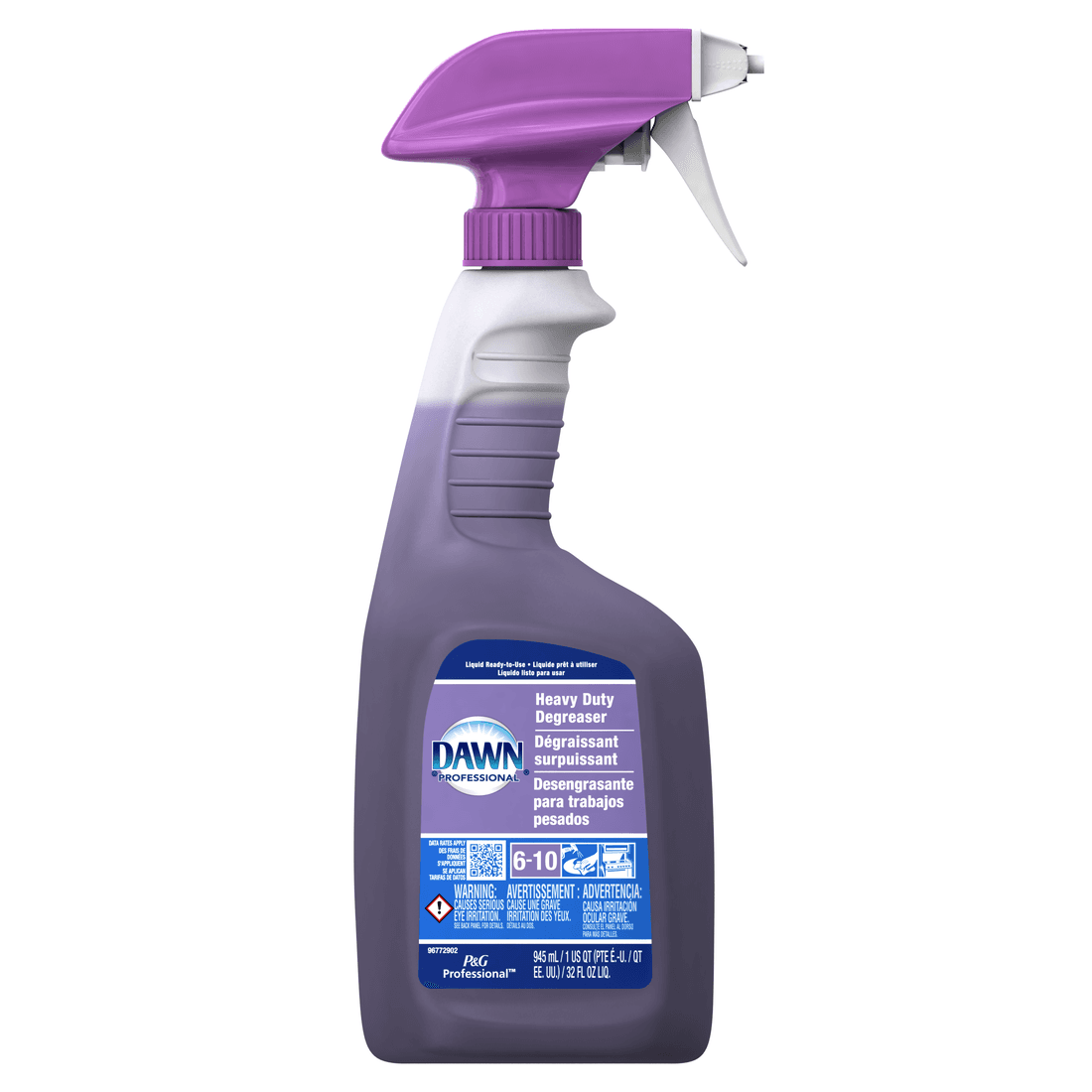 Dawn® Pine Degreaser 32 FLOZ Multi Surface Heavy Duty Non-Caustic Concentrate RTU 6/Case