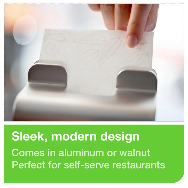 Tork Xpressnap® N4 Napkin Dispenser 5.91X7.1X8.23 IN Silver Metal Tabletop 1/Each