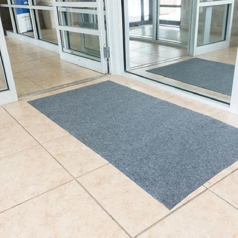 Sure Grip® Floor Mat 34IN X100FT Gray Rubber Adhesive With Adhesive Backing Fast Drying 1/Each