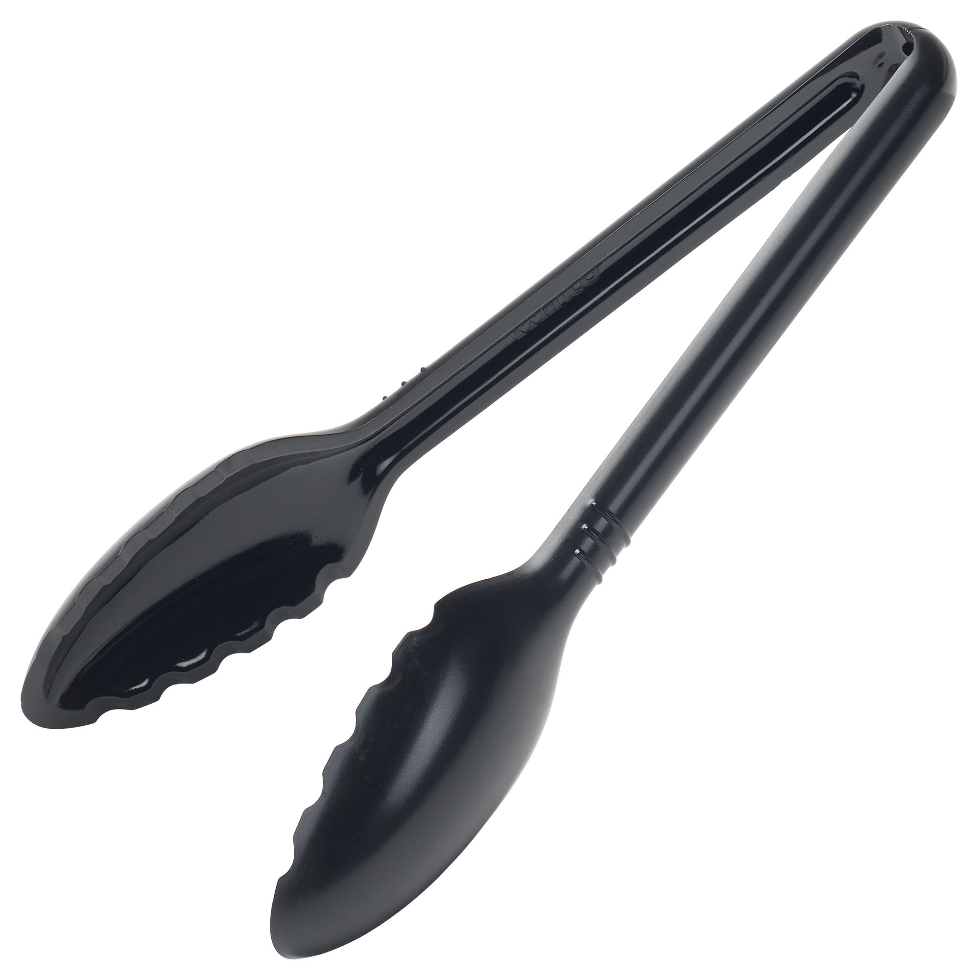 Curve Serving Tongs 9X3.5X2.125 IN Plastic Black 1/Each