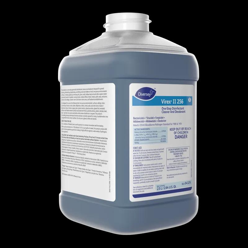 Virex® II 256 Mint One-Step Disinfectant Deodorizer 2.5 L Multi Surface Liquid Concentrate Quat For J-Fill® 2/Case