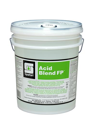 Acid Blend FP® Unscented Food Processing Detergent Cleaner 5 GAL Acid Remover Acidic 1/Pail