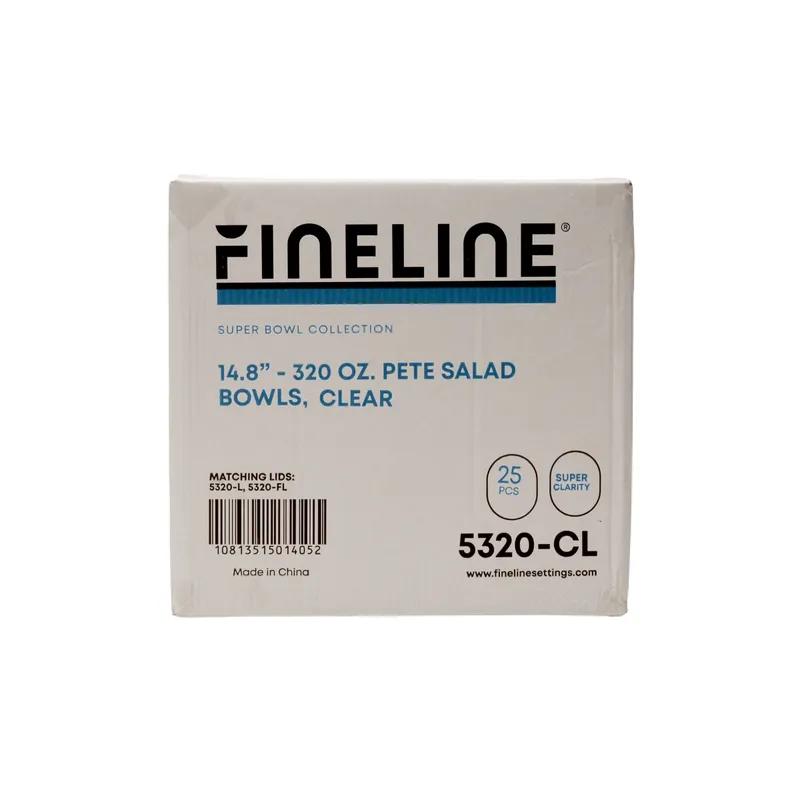 Bowl 320 OZ PET Clear 25/Case