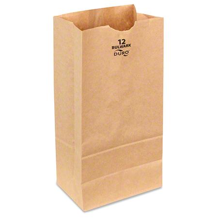 Duro® Bulwark Bag 7.063X4.5X13.75 IN Paper 12# 57# Extra Heavy Duty Kraft 400/Bundle