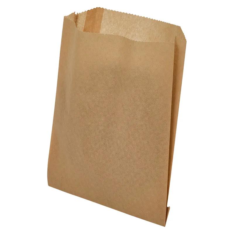 Sandwich Pastry Bag 6.5X1X8 IN Dry Wax Paper Kraft Gusset 2000/Case