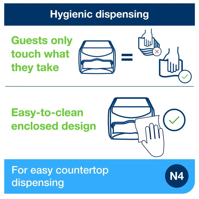 Tork Xpressnap® Napkin Dispenser 12.1X7.5X5.7 IN Gray Plastic Countertop 1/Each