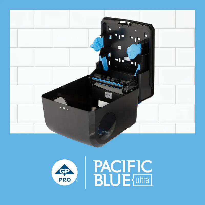 Pacific Blue Ultra™ Paper Towel Dispenser 8 IN Wall Mount Black Mechanical Touchless High Capacity Water Resistant 1/Each