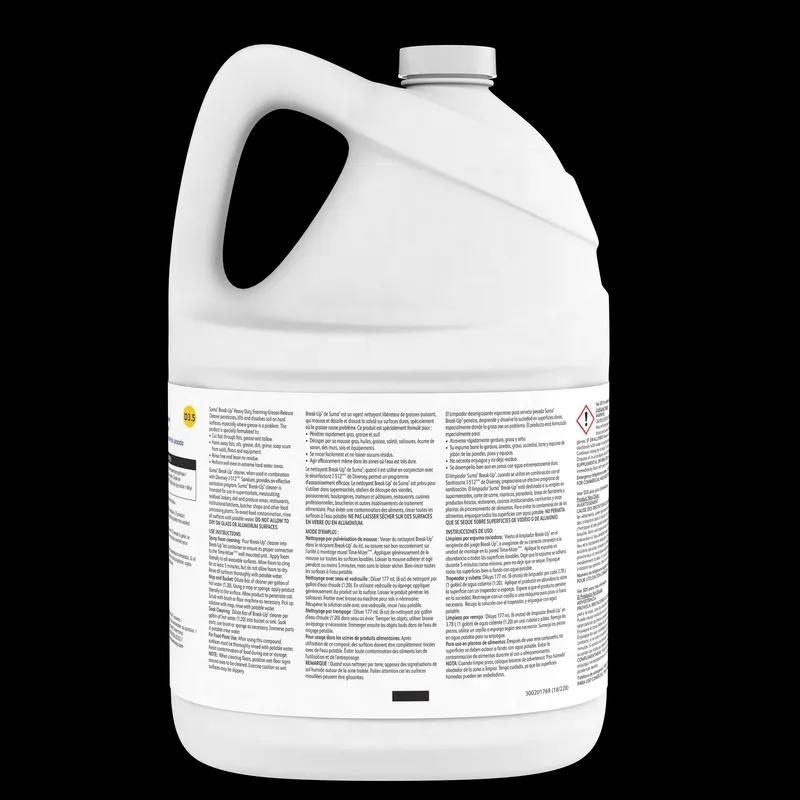 Suma® Break-Up® Degreaser 1 GAL Multi Surface Heavy Duty Neutral Liquid Concentrate Foam Kosher 4/Case