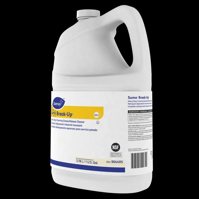 Suma® Break-Up® Degreaser 1 GAL Multi Surface Heavy Duty Neutral Liquid Concentrate Foam Kosher 4/Case