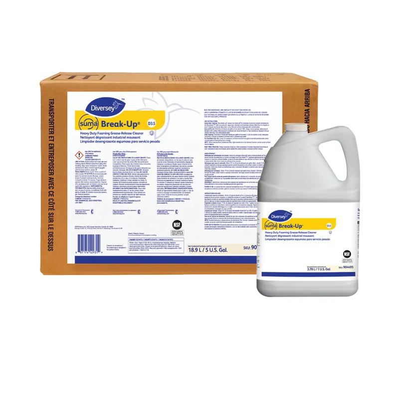 Suma® Break-Up® Degreaser 1 GAL Multi Surface Heavy Duty Neutral Liquid Concentrate Foam Kosher 4/Case