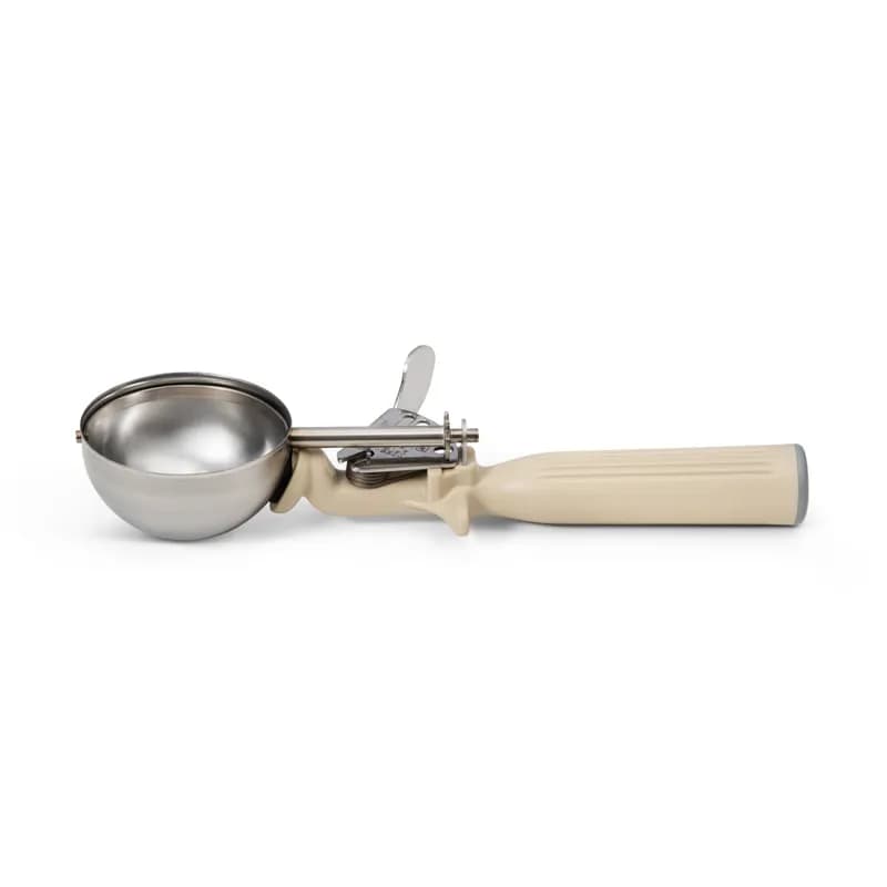 Ice Cream Disher 9.38X2.76X1.57 IN 3.25 OZ Stainless Steel Ivory Color Coded Antimicrobial Dishwasher Safe 1/Each