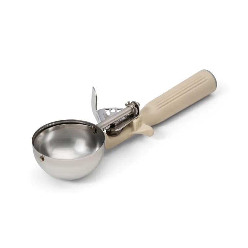 Ice Cream Disher 9.38X2.76X1.57 IN 3.25 OZ Stainless Steel Ivory Color Coded Antimicrobial Dishwasher Safe 1/Each