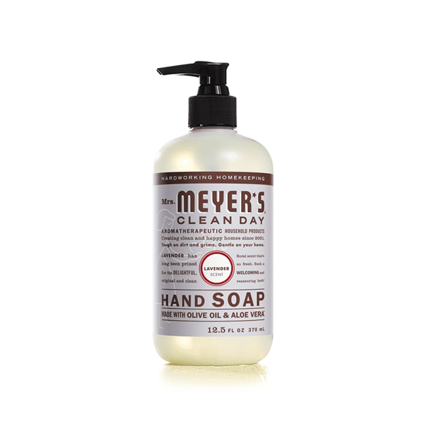Mrs. Meyer's Clean Day® Hand Soap Liquid 12.5 FLOZ Lavender Pump 6/Case
