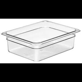 Camwear® Food Pan 4 IN 6.3 QT Clear PC 1/Each