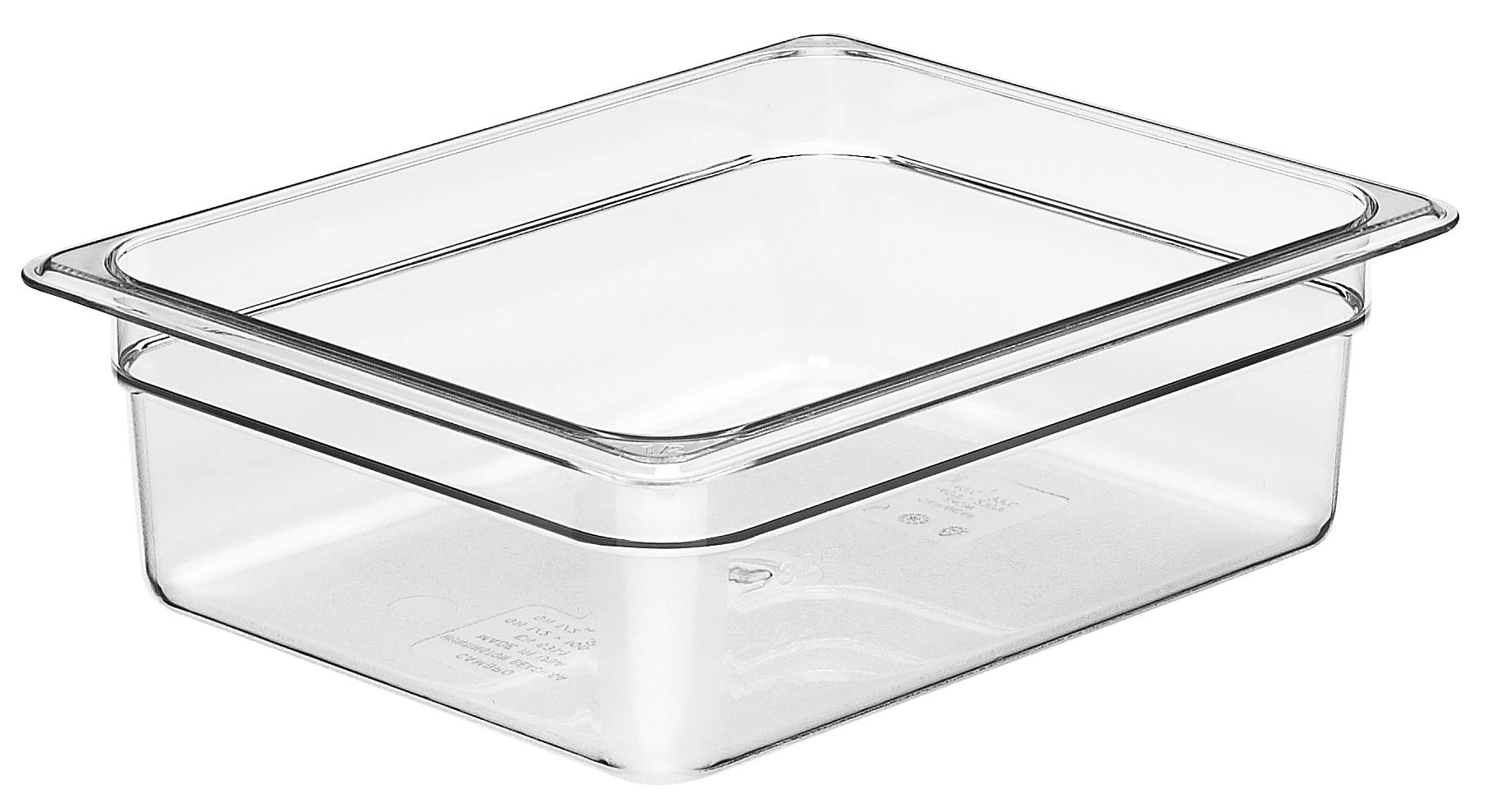 Camwear® Food Pan 4 IN 6.3 QT Clear PC 1/Each