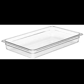 Camwear® Food Pan Full Size 8.9 QT Clear PC 1/Each