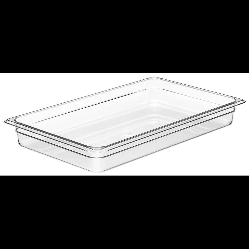 Camwear® Food Pan Full Size 8.9 QT Clear PC 1/Each