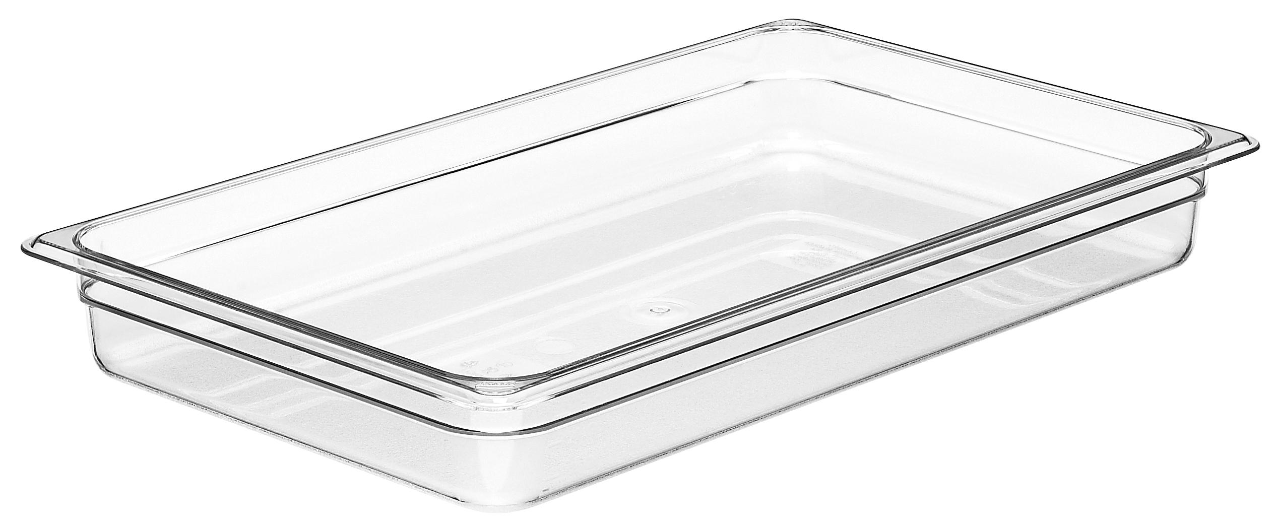 Camwear® Food Pan Full Size 8.9 QT Clear PC 1/Each