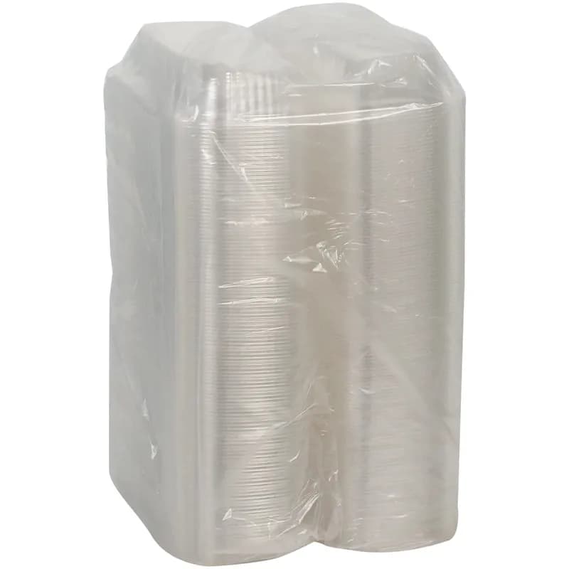 Hoagie & Sub Take-Out Container Hinged With Dome Lid Small (SM) 8.5X4X3.25 IN HIPS OPS Clear Rectangle 250/Case