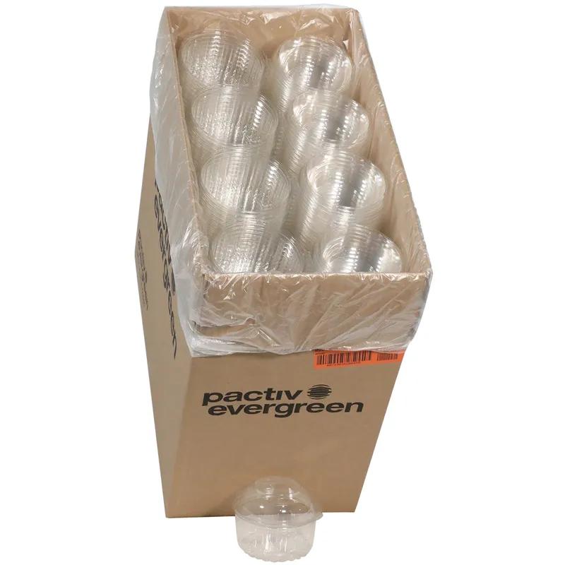 Sho-Bowl Bowl & Lid Combo With Dome Lid 12 OZ PET Clear Round Hinged 250/Case