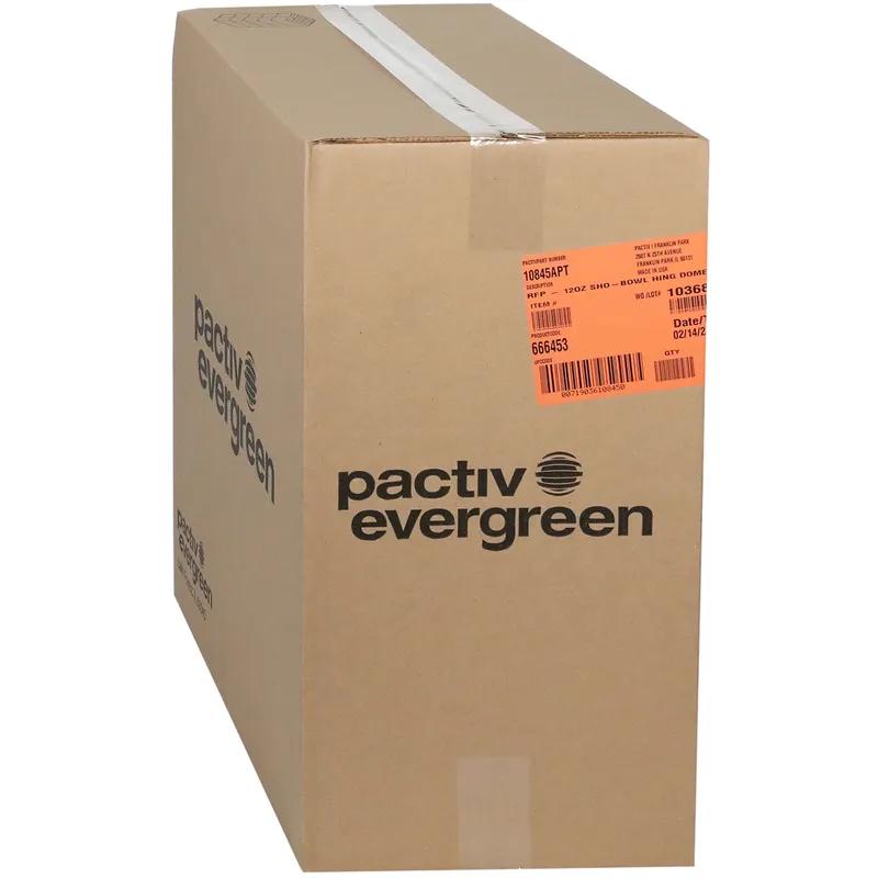 Sho-Bowl Bowl & Lid Combo With Dome Lid 12 OZ PET Clear Round Hinged 250/Case