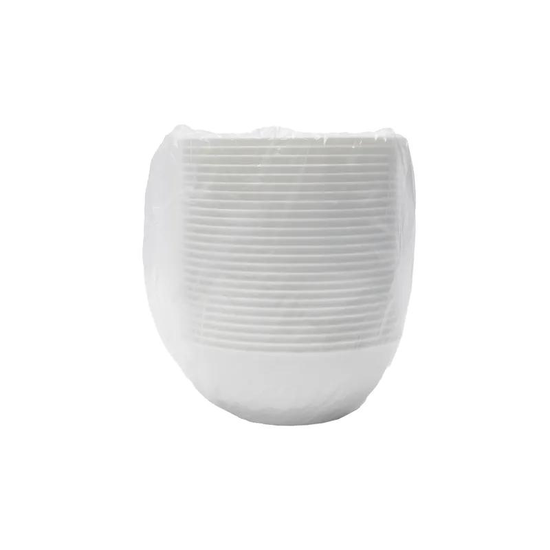 Bowl 80 OZ PP White Round 25/Case
