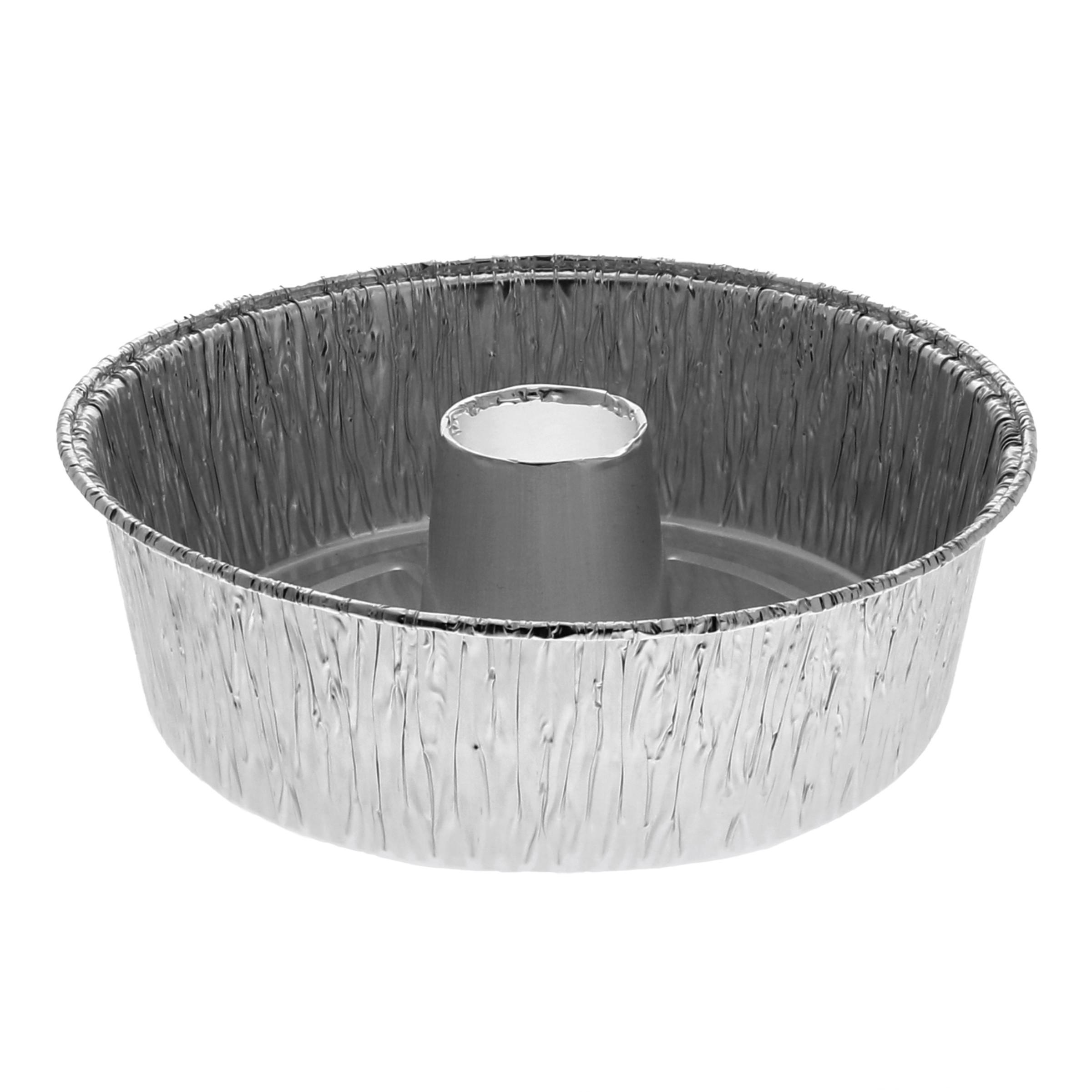 Angel Food Cake Pan 7.3X2.6 IN Aluminum Silver Round With Metal Tube 200/Case