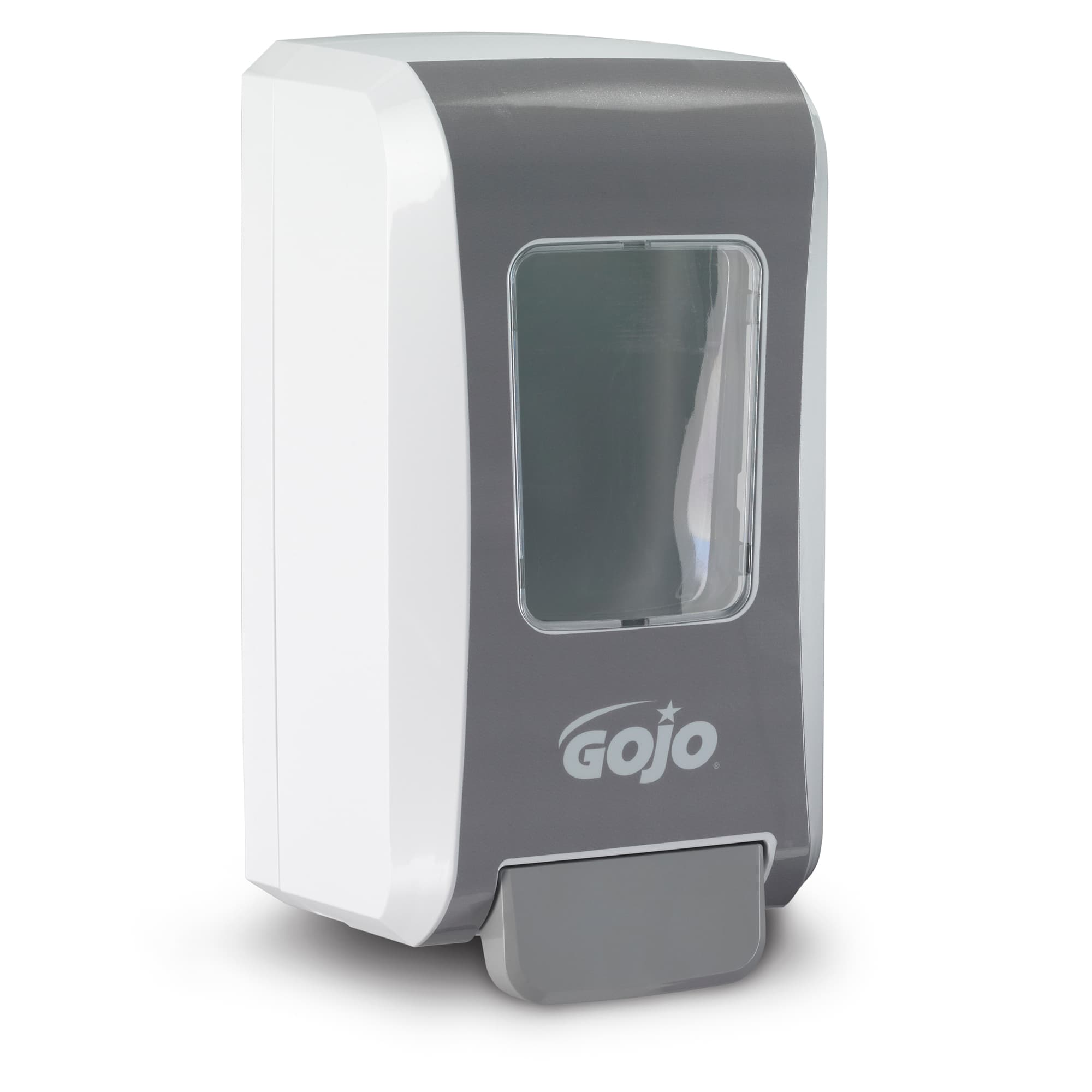 GOJO® FMX-20 Soap Dispenser 2000 mL 11.66X6.5X4.68 IN White Gray Manual Wall Mount 6/Case