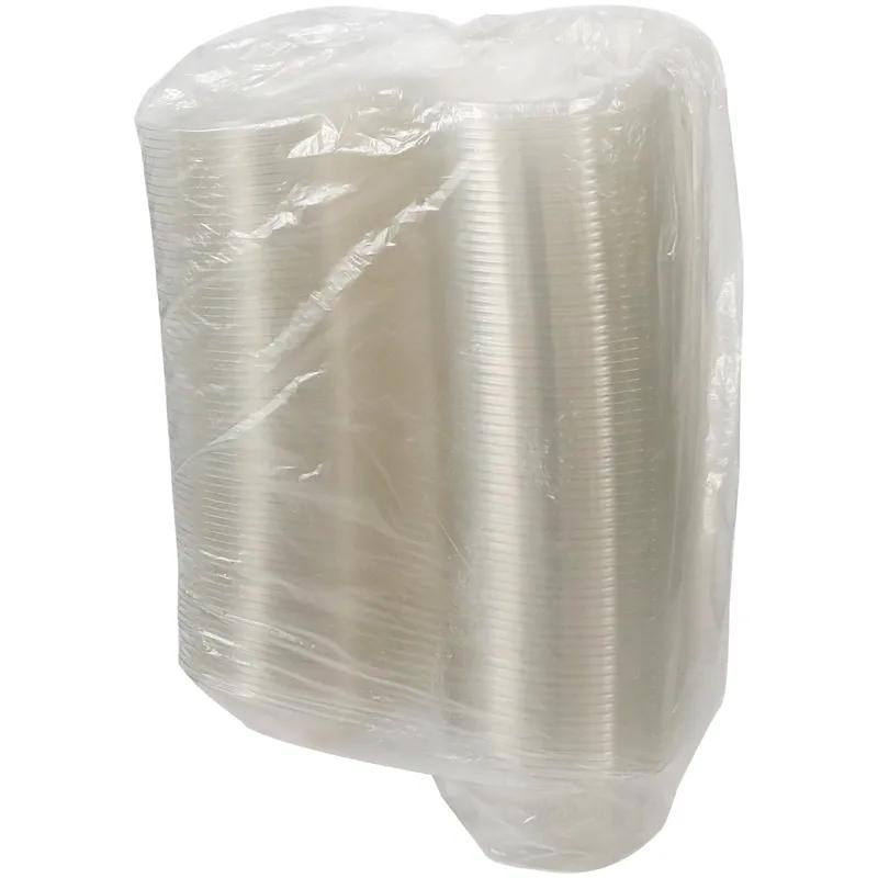 Deli Container Hinged With Flat Lid 32 OZ RPET Clear Rectangle 280/Case