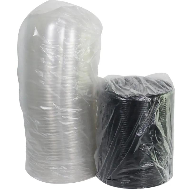 RoseDome Cake Container & Lid Combo With Dome Lid 10.25X3.5 IN PET Clear Black Round 100/Case