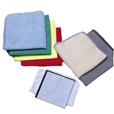 Cleaning Cloth 12X12 IN Microfiber Blue 300 GSM 12/Pack