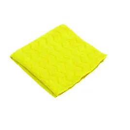 Cleaning Cloth 12X12 IN Microfiber Yellow Economy 300 GSM 12/Pack