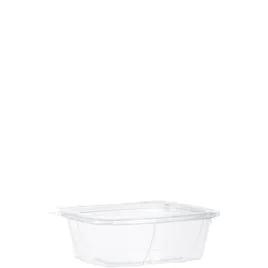 Dart® ClearPac® SafeSeal™ Cold Deli Container Hinged With Flat Lid 24 OZ PET Clear Rectangle 100 Count/Pack 2 Packs/Case