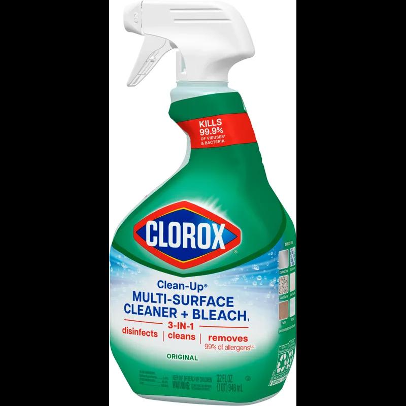 Clorox® Clean-Up® Citrus Scent All Purpose Cleaner Disinfectant 32 FLOZ Multi Surface RTU Bleach Antibacterial 9/Case