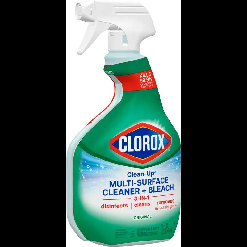 Clorox® Clean-Up® Citrus Scent All Purpose Cleaner Disinfectant 32 FLOZ Multi Surface RTU Bleach Antibacterial 9/Case