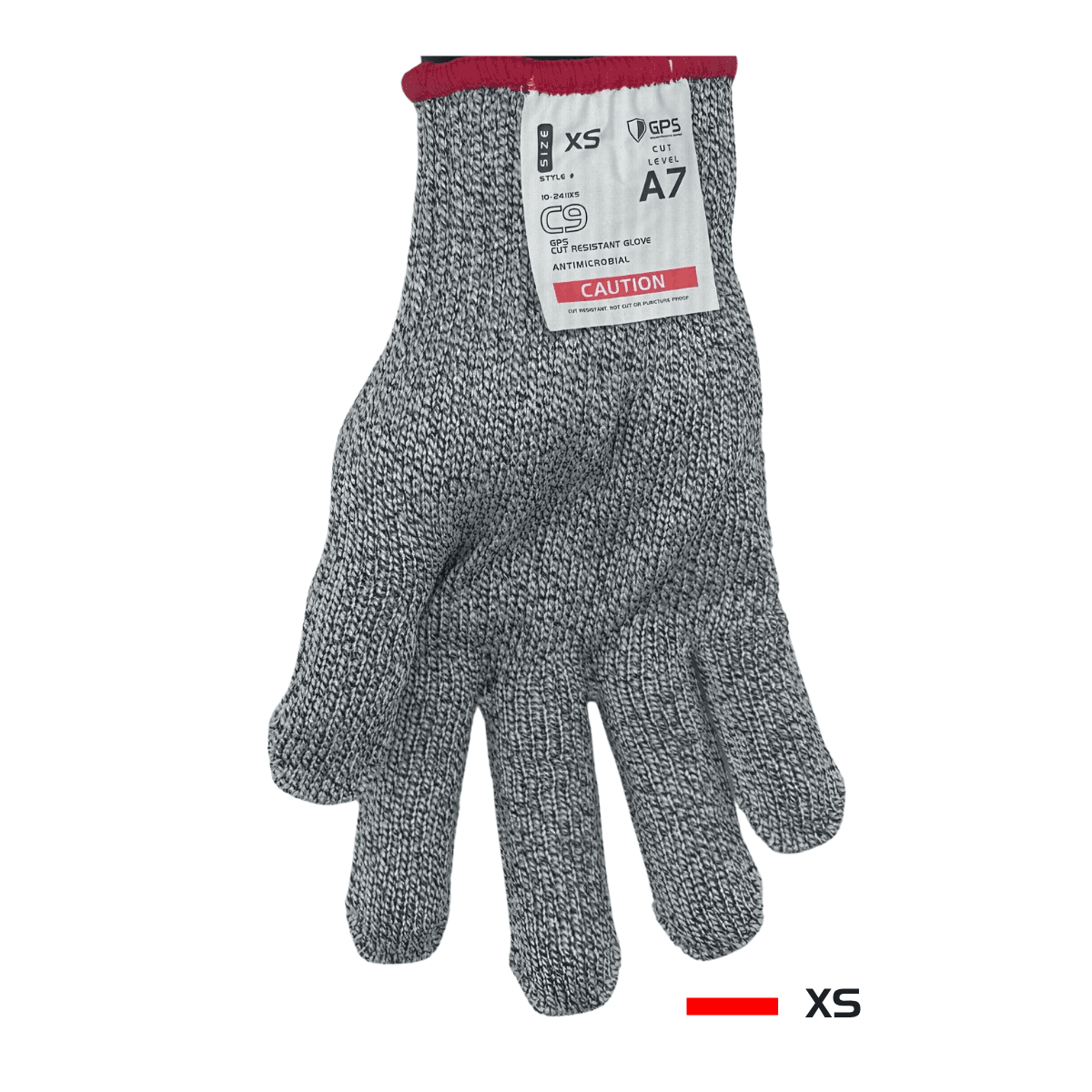 Kut Gard Gloves XS Gray Medium Weight Stainless Steel Fiber Cut Resistant 1/Each