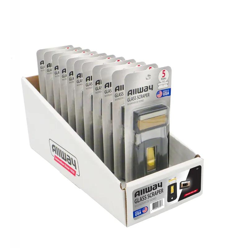 Glass Razor Blade Scraper Steel Soft Grip Includes (5) Blades 1/Each