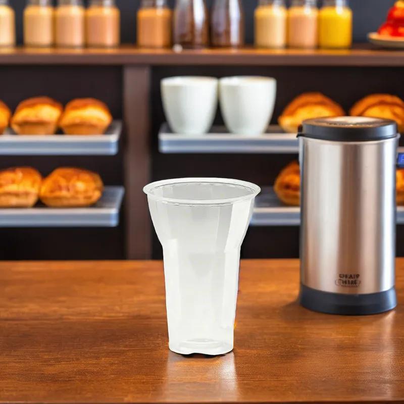 WNA Parfait Dessert Container Base 15 OZ PS Clear Round 500/Case