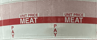 Monarch 1115 Meat Unit Price Label 15000/Pack