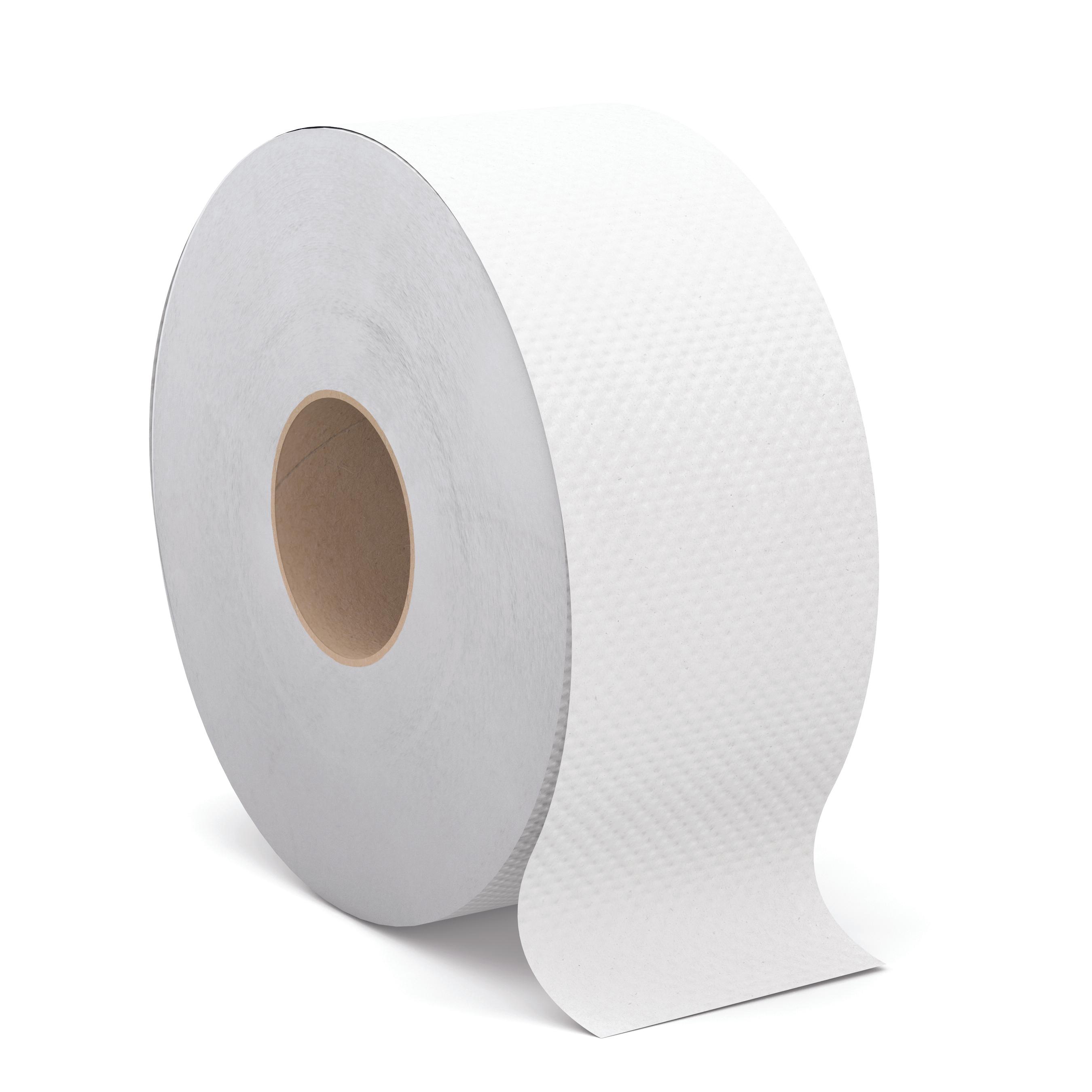 Cascades PRO Select® Toilet Paper & Tissue Roll 9IN X600FT 2PLY White Jumbo (JRT) Universal 3IN Core Diameter 12/Case