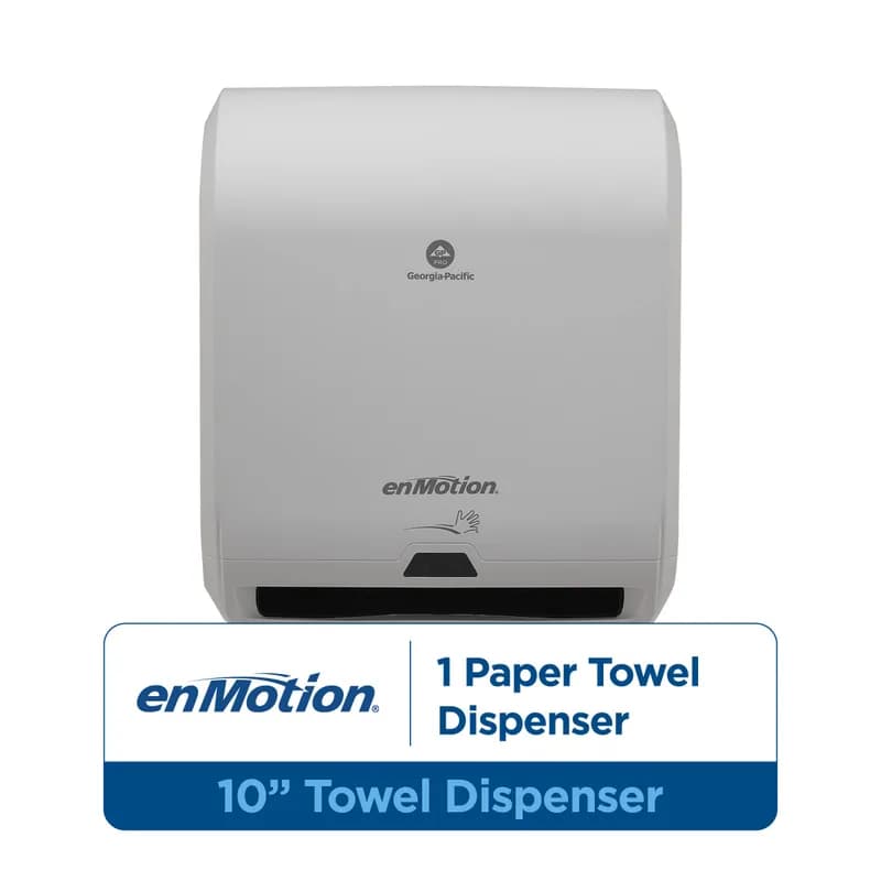 enMotion® Paper Towel Dispenser 9.50X14.70X17.30 IN White Automatic Touchless 1/Each