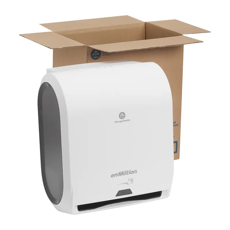 enMotion® Paper Towel Dispenser 9.50X14.70X17.30 IN White Automatic Touchless 1/Each
