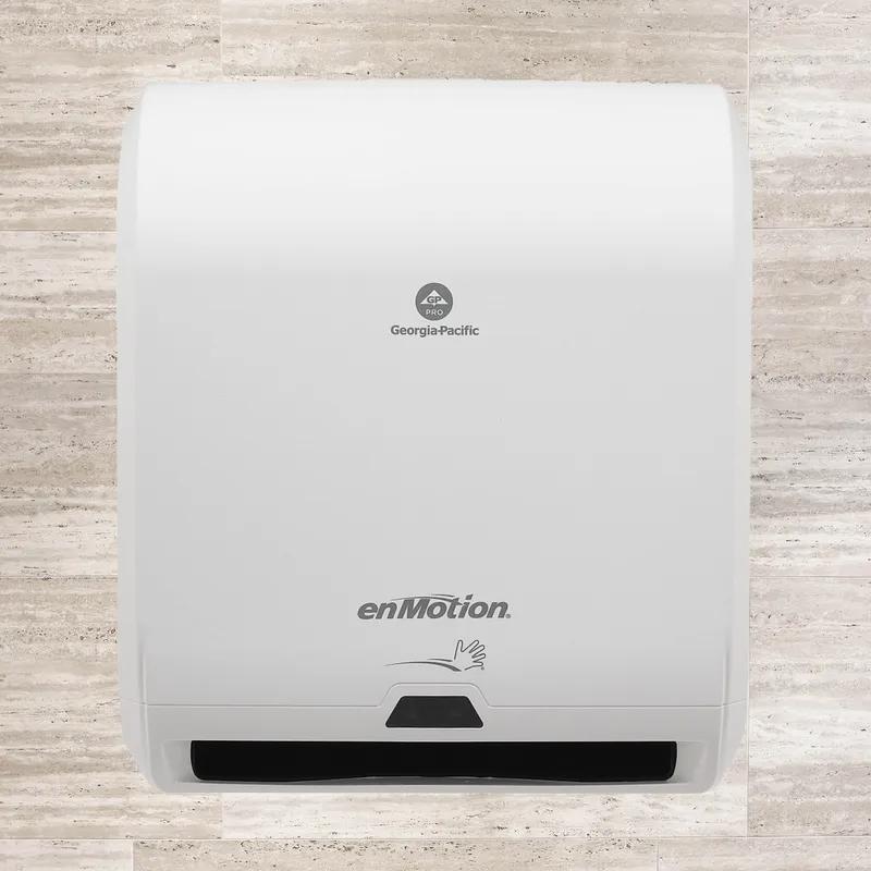 enMotion® Paper Towel Dispenser 9.50X14.70X17.30 IN White Automatic Touchless 1/Each