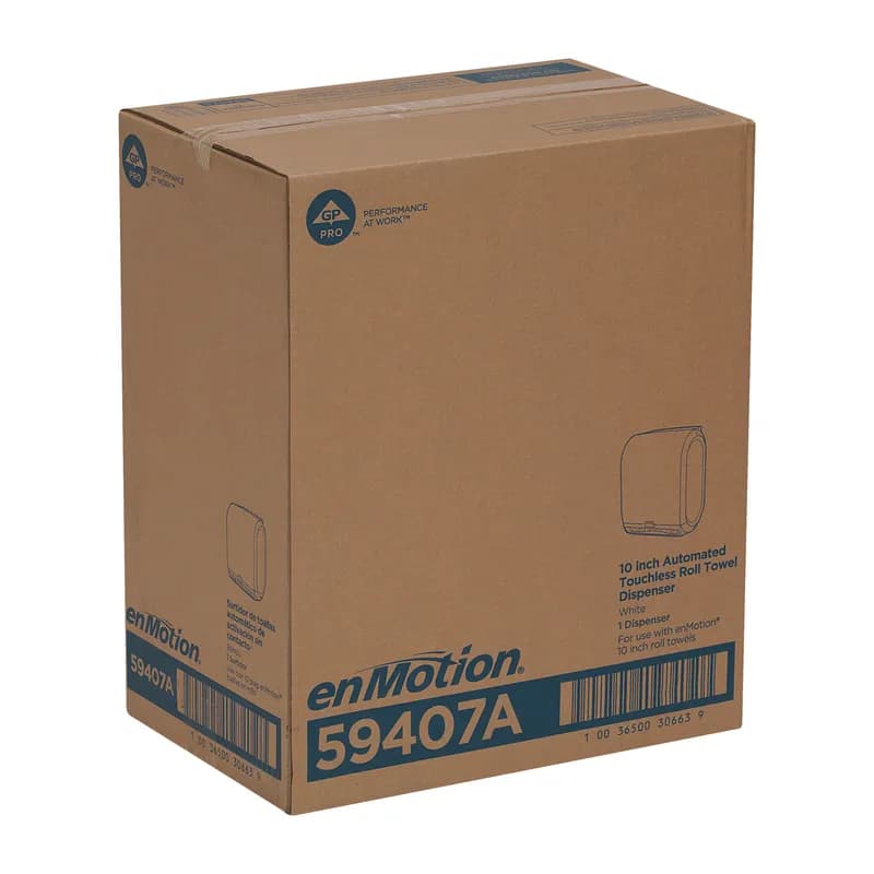 enMotion® Paper Towel Dispenser 9.50X14.70X17.30 IN White Automatic Touchless 1/Each