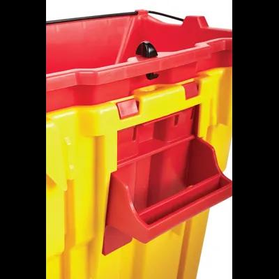 WaveBrake® Mop Bucket 18 QT Plastic Red Dirty Water 1/Each