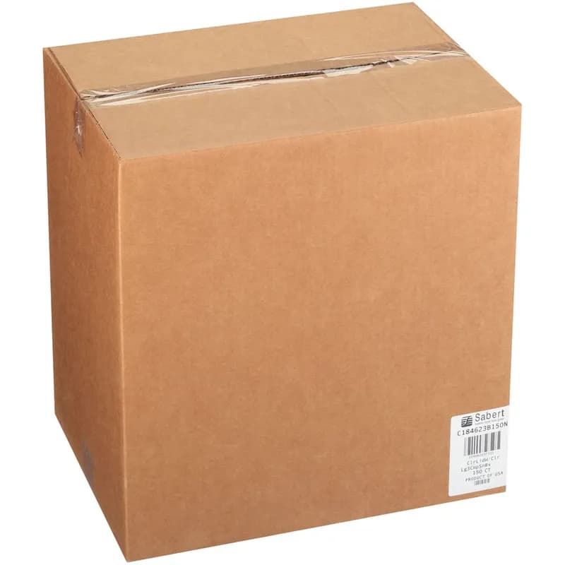 Deli Container Base & Lid Combo With Flat Lid Large (LG) 26 OZ 3 Compartment PET Clear Square 150/Case