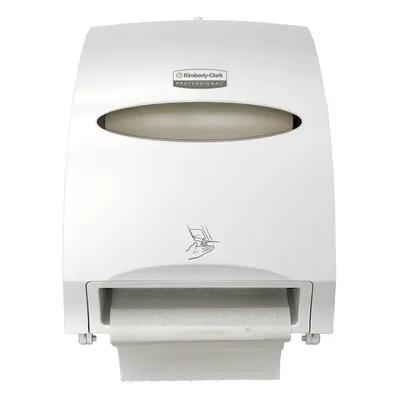 Kimberly-Clark Professional Paper Towel Dispenser Plastic Wall Mount White Hard Roll Electronic 1/Each
