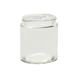 Jar 6.5 OZ Glass Straight Sided Mason 12/Case