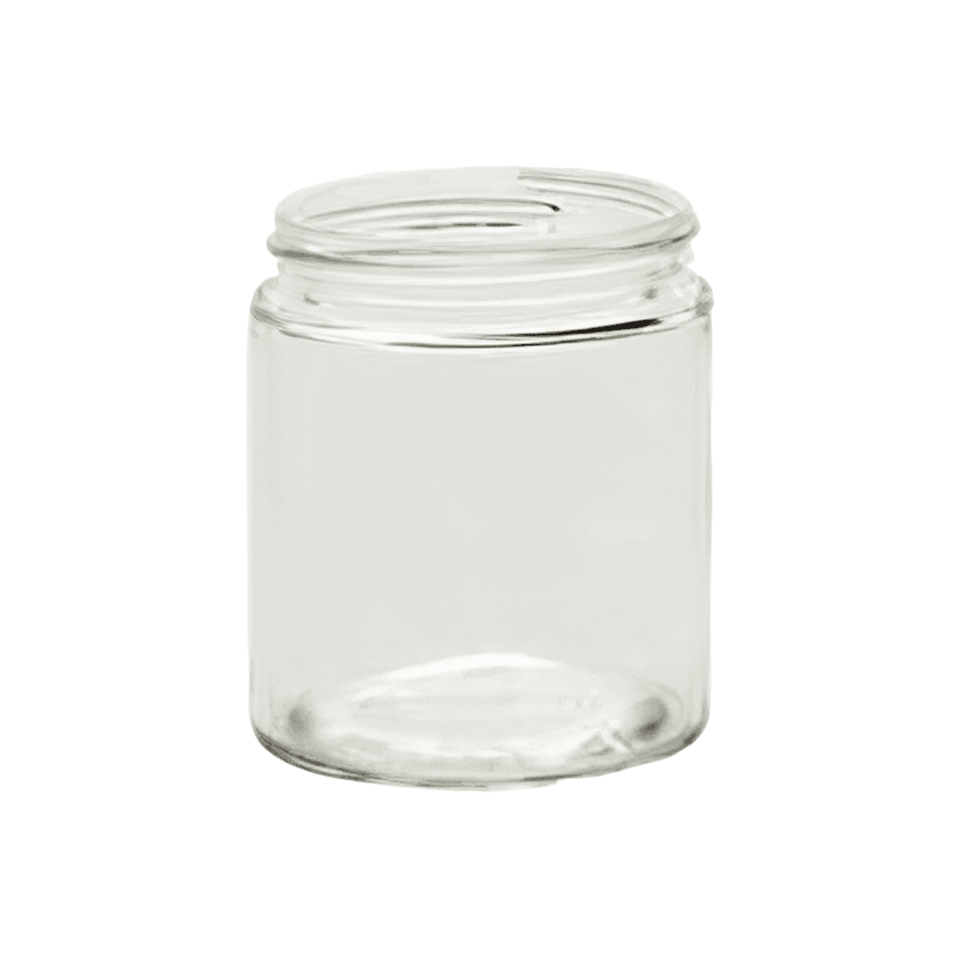 Jar 6.5 OZ Glass Straight Sided Mason 12/Case