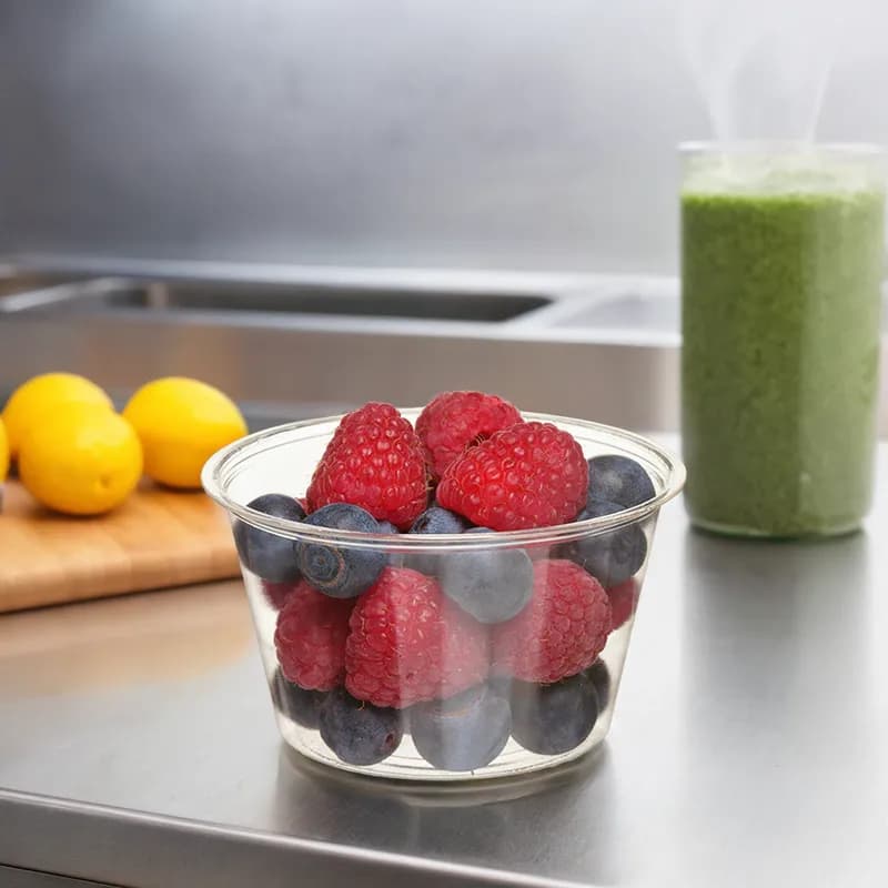 Souffle & Portion Cup 3 OZ PLA Clear 2000/Case